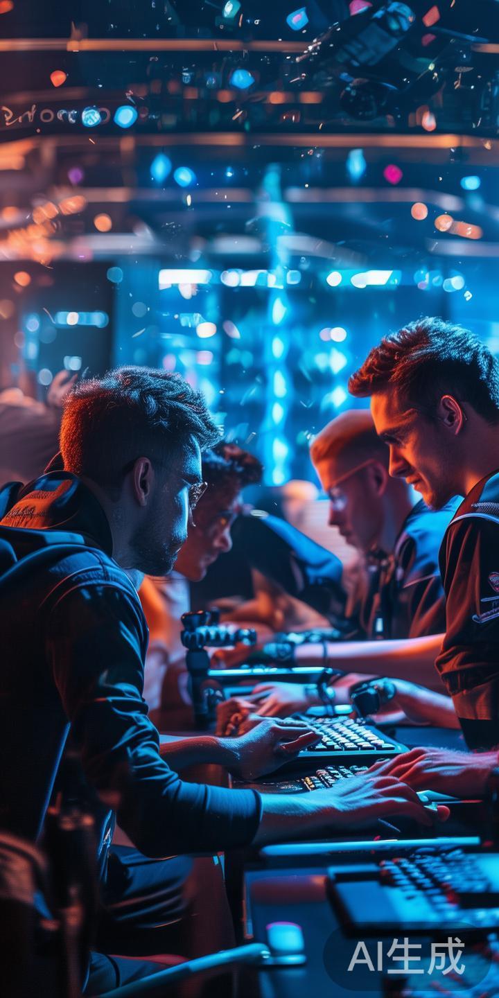 电竞比赛中，团队协作尤为重要。职业哥通常会与队友密